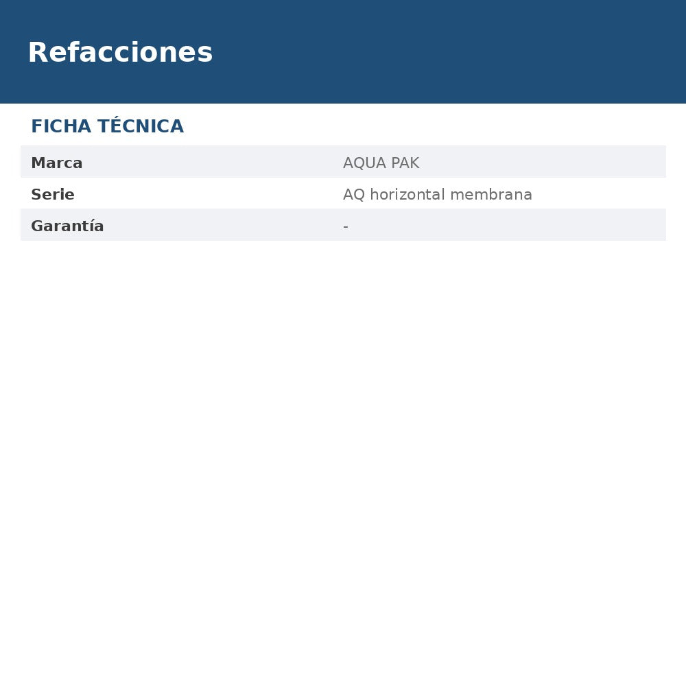 AQ24LH/SSBRIDA ficha