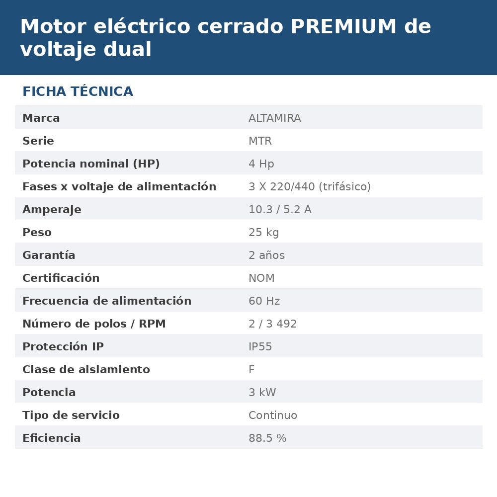 MTR-P-T4VD ficha