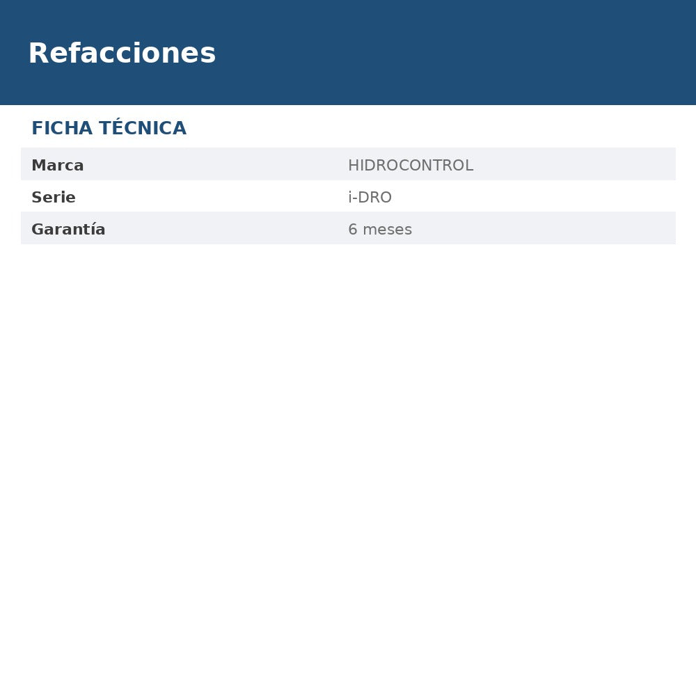R-IDRO-KITCUBIERT ficha
