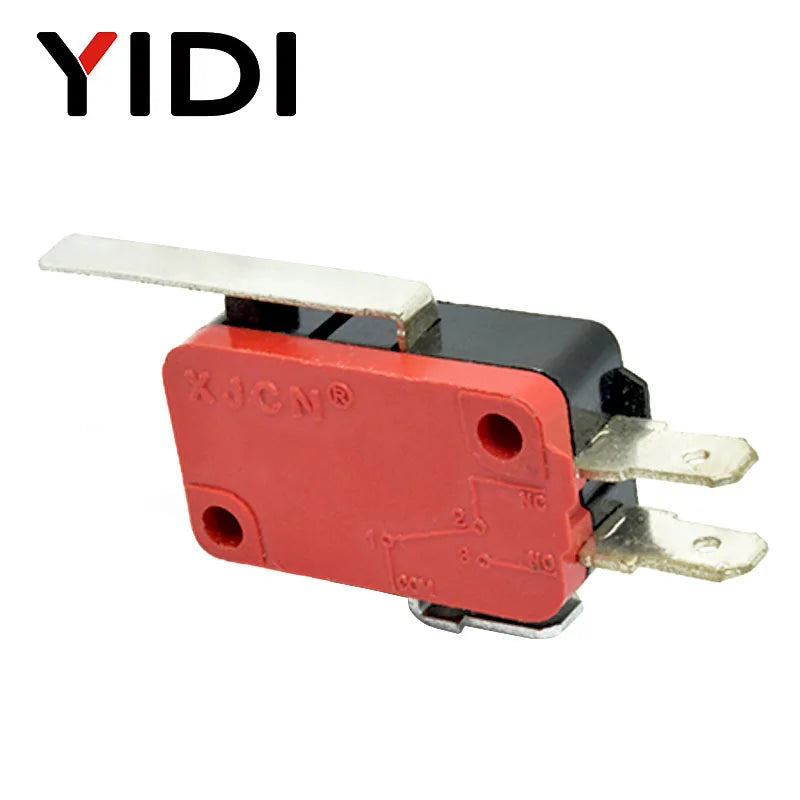 5/10pcs Micro SPDT On Off Momentary Switch Travel Limit Switch 1NO1NC Roller Lever V-15 V-151 V-152 V-153 V-154 V-155 V-156-1C25
