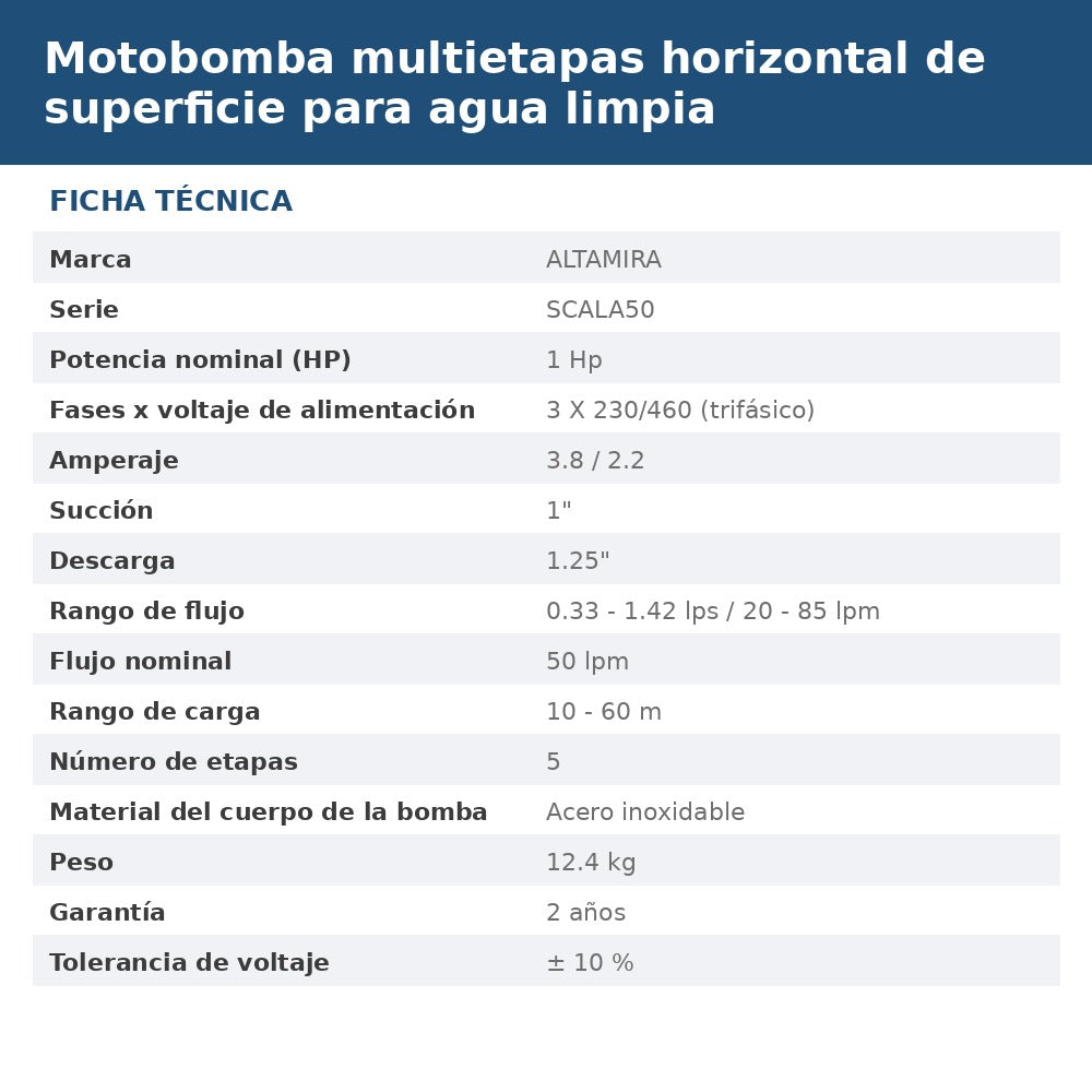 SCALA50-5/3234 ficha