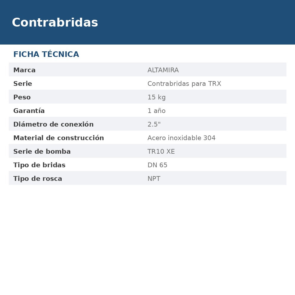 TRXE-KCBRIDAX-2.5 ficha