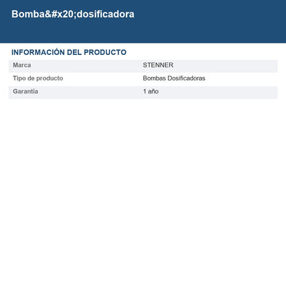 Bomba dosificadora 45MFH2A2T