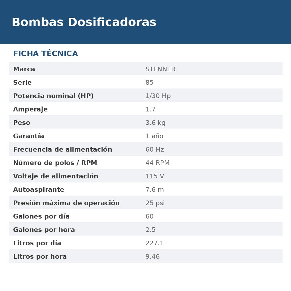 85MFL4A2S ficha