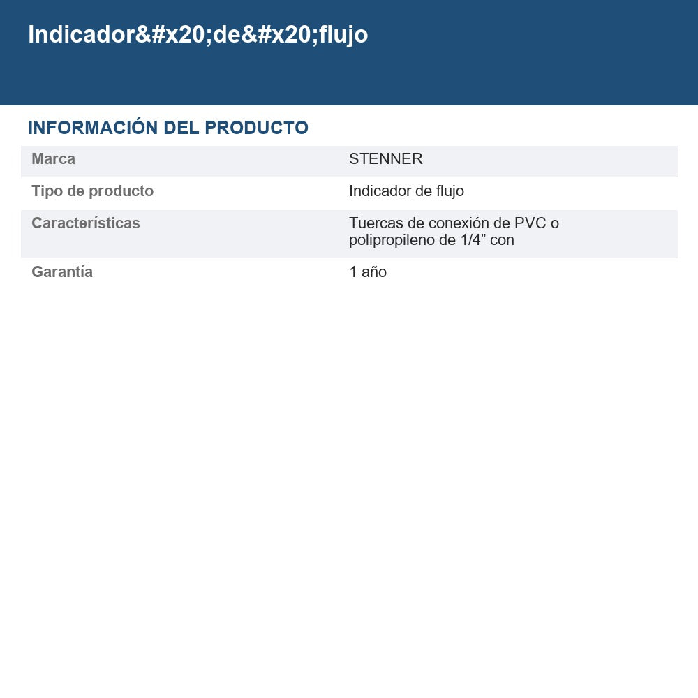 Indicador de flujo AK600