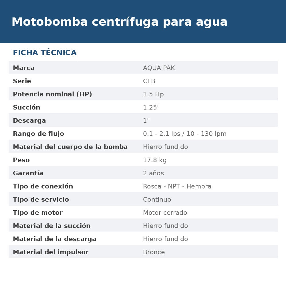 AQ-CFB150-1127 ficha