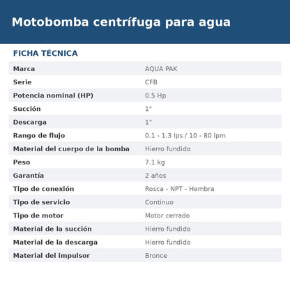 AQ-CFB50-1127 ficha