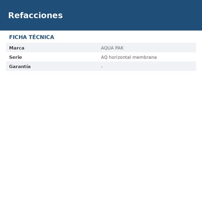 AQ24LH/SSBRIDA ficha