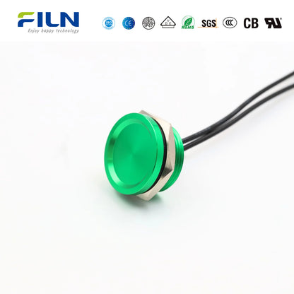 FILN Piezo Push Button Switch Waterproof IP68 16mm 19mm 22mm Industrial Medical Marine  Protection Pulse Output Touch Switch