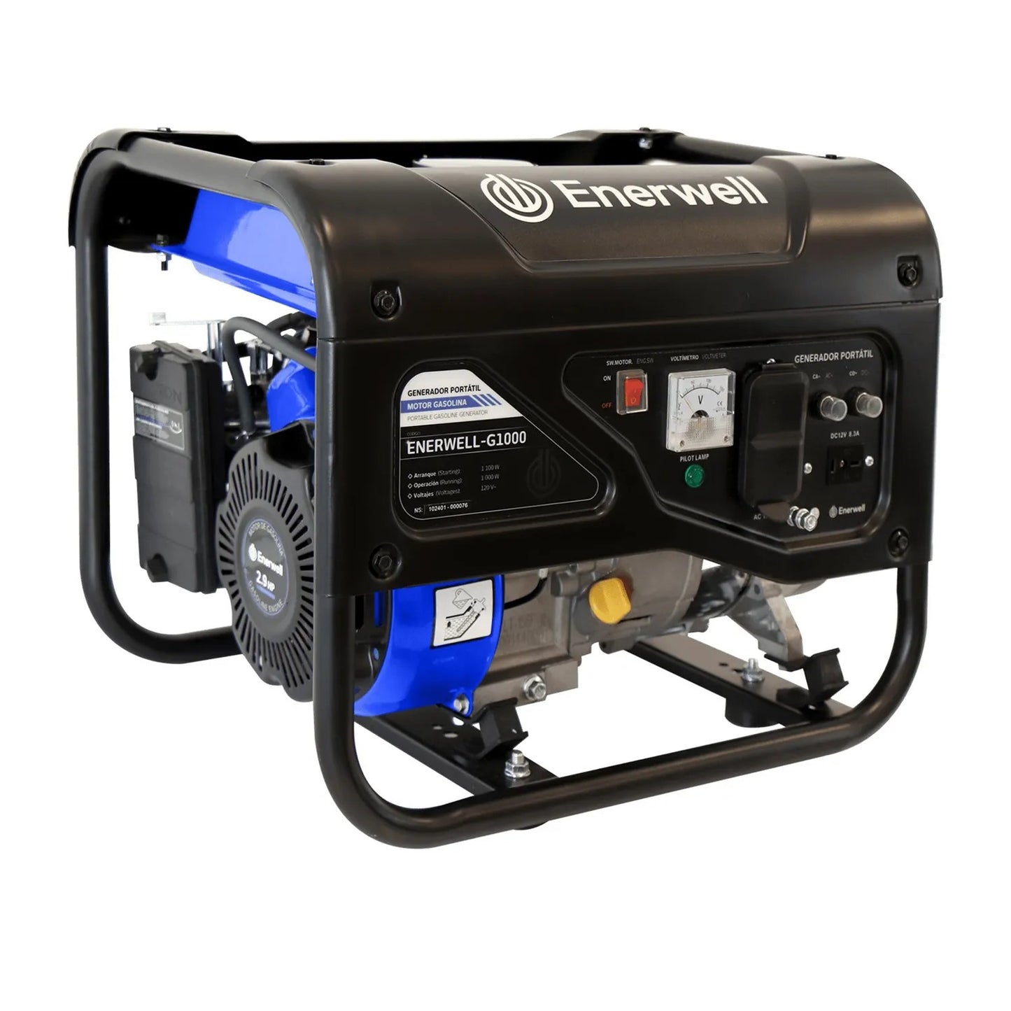 Generador portátil a gasolina ENERWELL-G1000