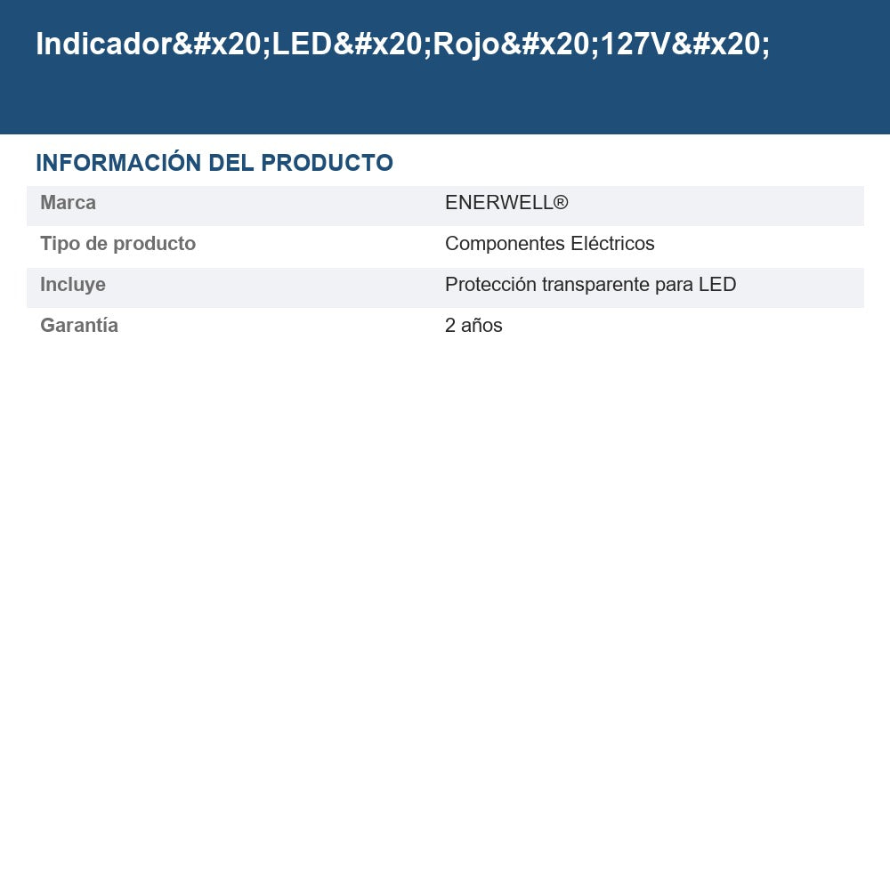 EW-LED-R127 info