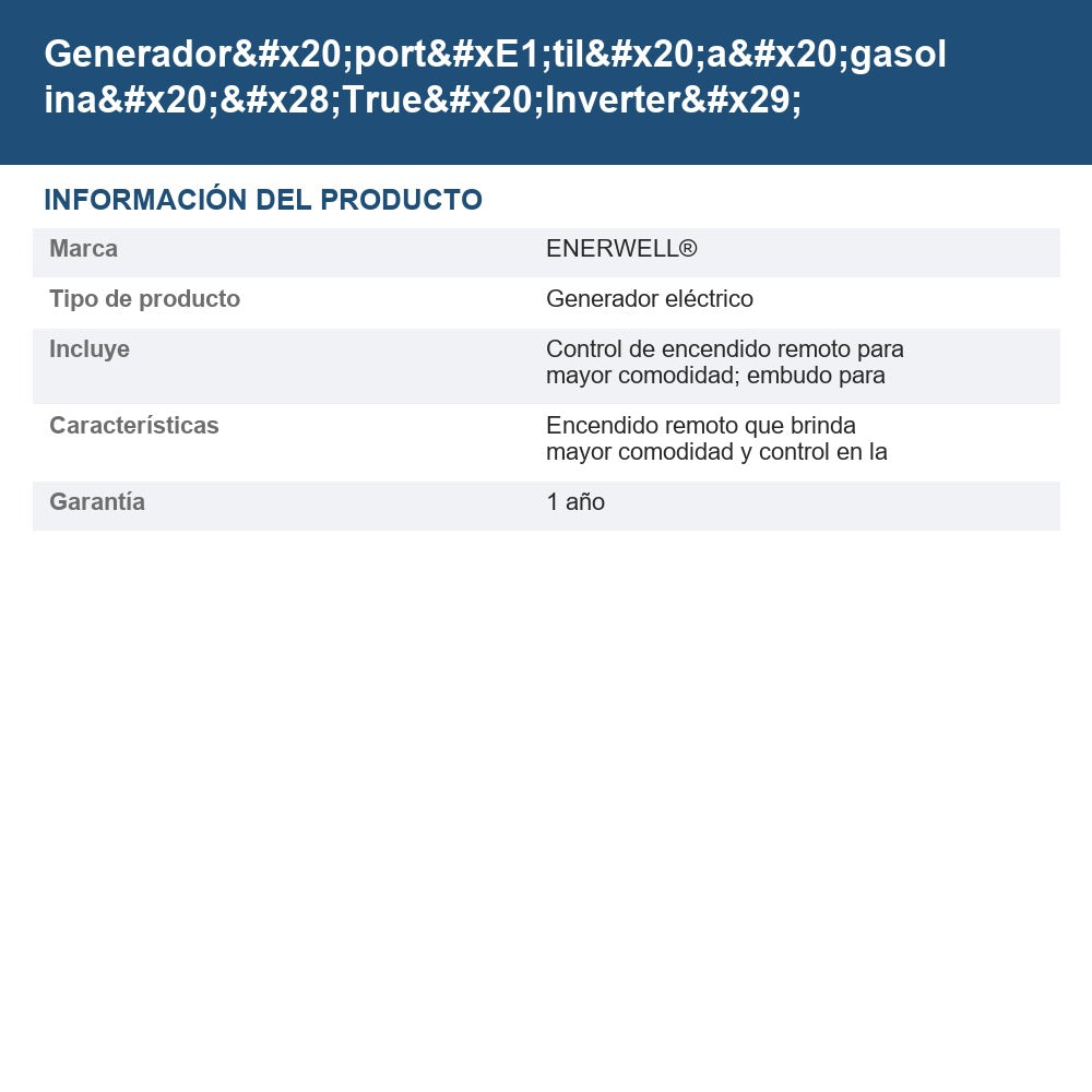 EWGINV-5K-GSL-M info