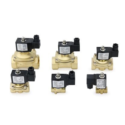 1/4" 3/8" 1/2" 3/4" 1" DN8/10/15/20/25/32 Electric Solenoid Valve Normally Closed IP65 for Water Oil Air 12V 24V 220V 110V