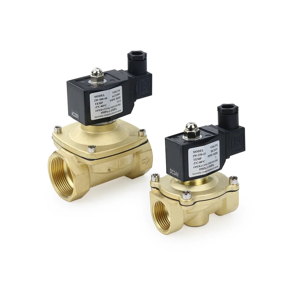 1/4" 3/8" 1/2" 3/4" 1" DN8/10/15/20/25/32 Electric Solenoid Valve Normally Closed IP65 for Water Oil Air 12V 24V 220V 110V