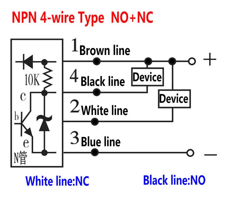 10PCS Inductive Proximity Switch LJ12A3-4 BX BY AX AY LJ12A3-4-J/EZ NPN Z/CY  PNP Sensor NO NC DC6~36V 4mm Detection Distance