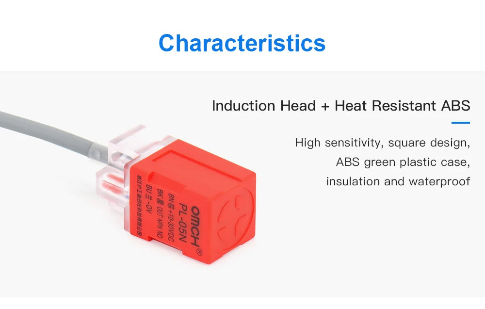 WaveTopSign Inductive Proximity Sensor Switch PL-05N 5mm NPN out DC10-30V Normal Open NEW for Laser Cutting Machine