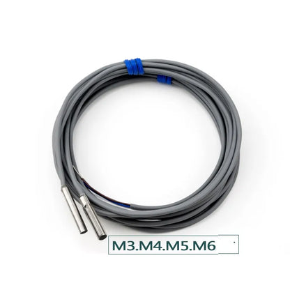 Stainless Steel M3 M4 M5 M6 Mini Proximity Switches Inductive Sensor Switch NPN PNP 0.6mm 0.8mm 1mm 1.2mm Detective Distance