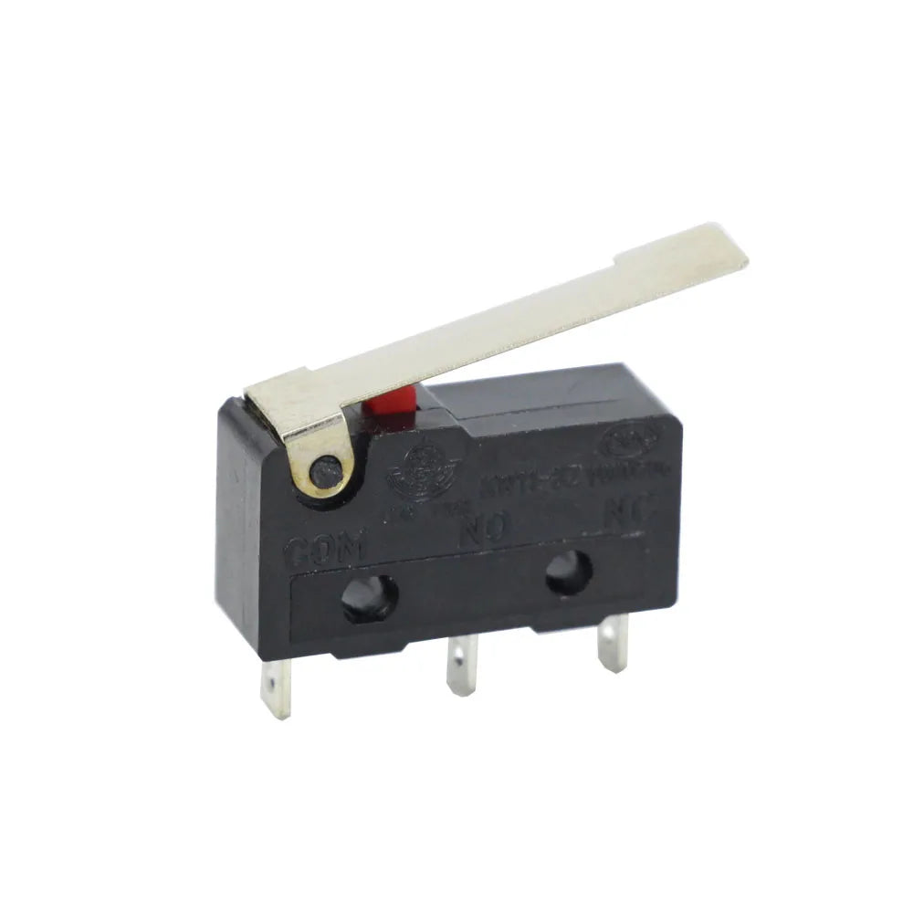 100 PCS/lot 3 pin/2pin All New Limit Switch 5A250VAC KW11-3Z Mini Micro Switch  With Pulley Laser Machine Micro Limit Sensor