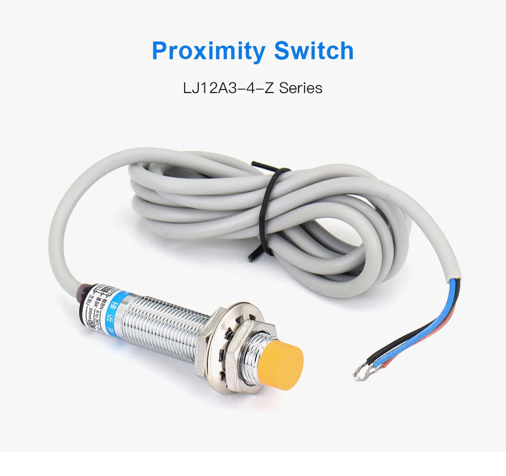 Aubalasti Approach Sensor LJ12A3-4-Z Series Inductive Proximity Switch Sensor M12 4mm 6-36VDC 300mA NPN PNP NO NC