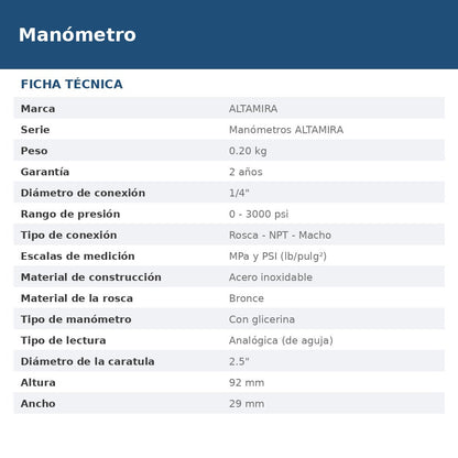 MAN0-3000G ficha