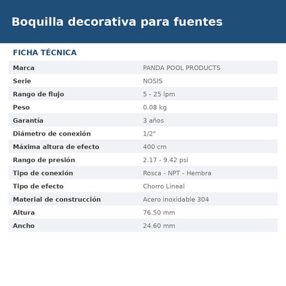 NSS-0.5H-CL-400 ficha