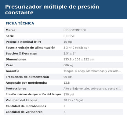 PD-BDA25TT4T10X2 ficha