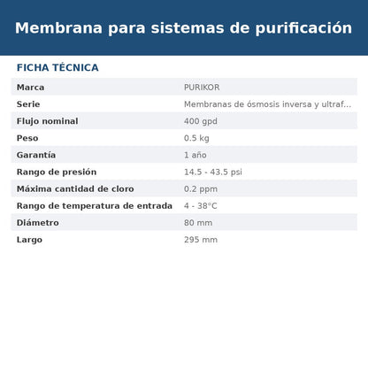 PKM-400G ficha