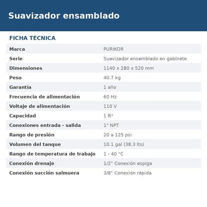 PKSOFT1035-1G ficha