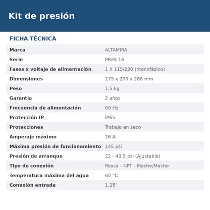 PRES-16-1115-230 ficha