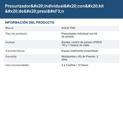 PRES-FIX05E-P10 info