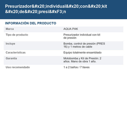 PRES-FIX15E-P16 info