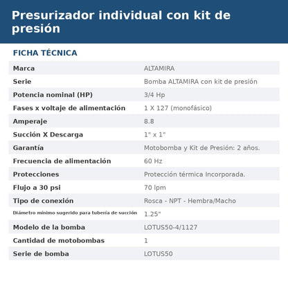 PRES-LO54127-P10 ficha