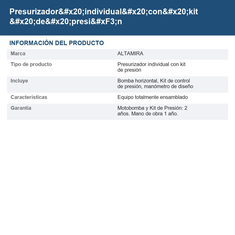 PRES-LO56127-P16 info