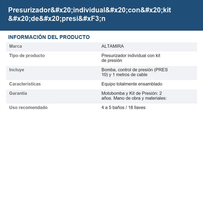 PRES-P15315-P10 info