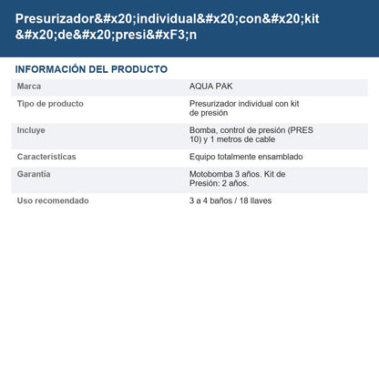 PRES-STEP60-P10 info