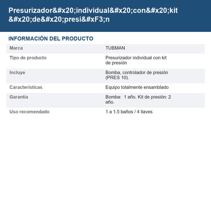 PRES-TM-P50X-P10 info