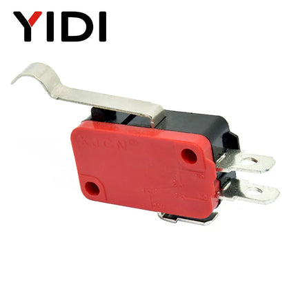5/10pcs Micro SPDT On Off Momentary Switch Travel Limit Switch 1NO1NC Roller Lever V-15 V-151 V-152 V-153 V-154 V-155 V-156-1C25