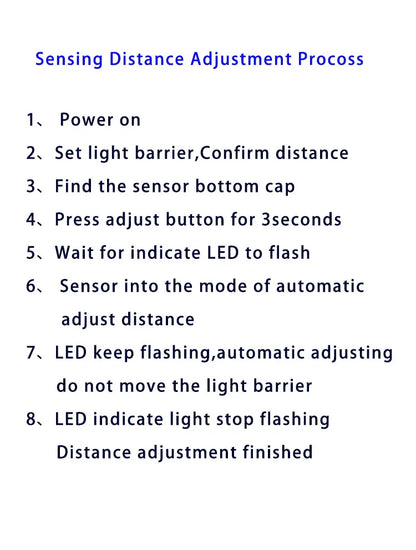 XKC-KL200 Laser Ranging Distance Sensor Human Proximity Diffuse Reflection Photoelectric Motion Sensor