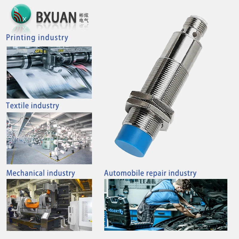M18 Inductive Proximity Switch Sensor Non-Flush DC 10-30V AC90-250V NPN PNP NO NC output