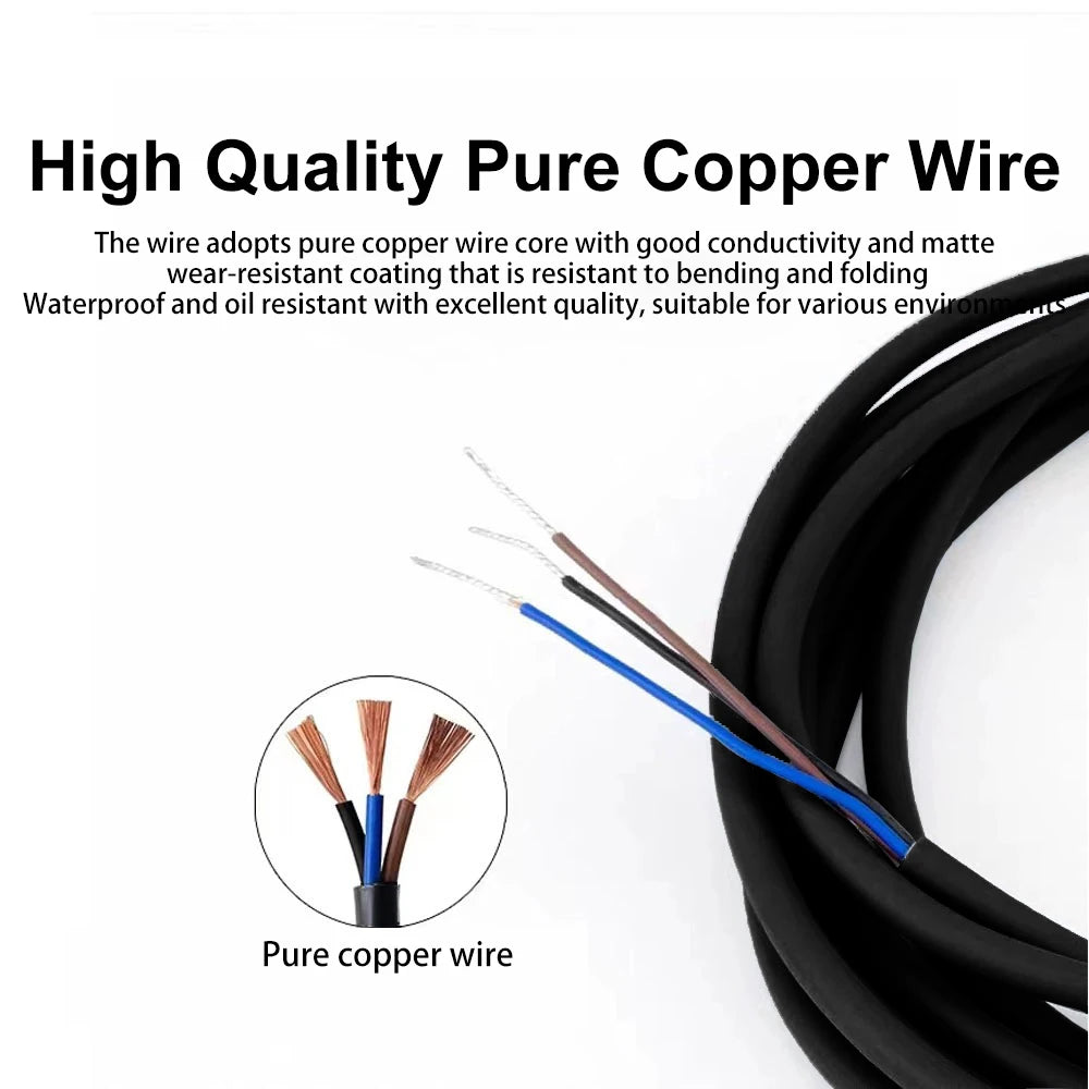 Cloweit M8/M12 All Metal Encapsulated Proximity Switch Sensor Inductive Three Wire NPN Normally Open
