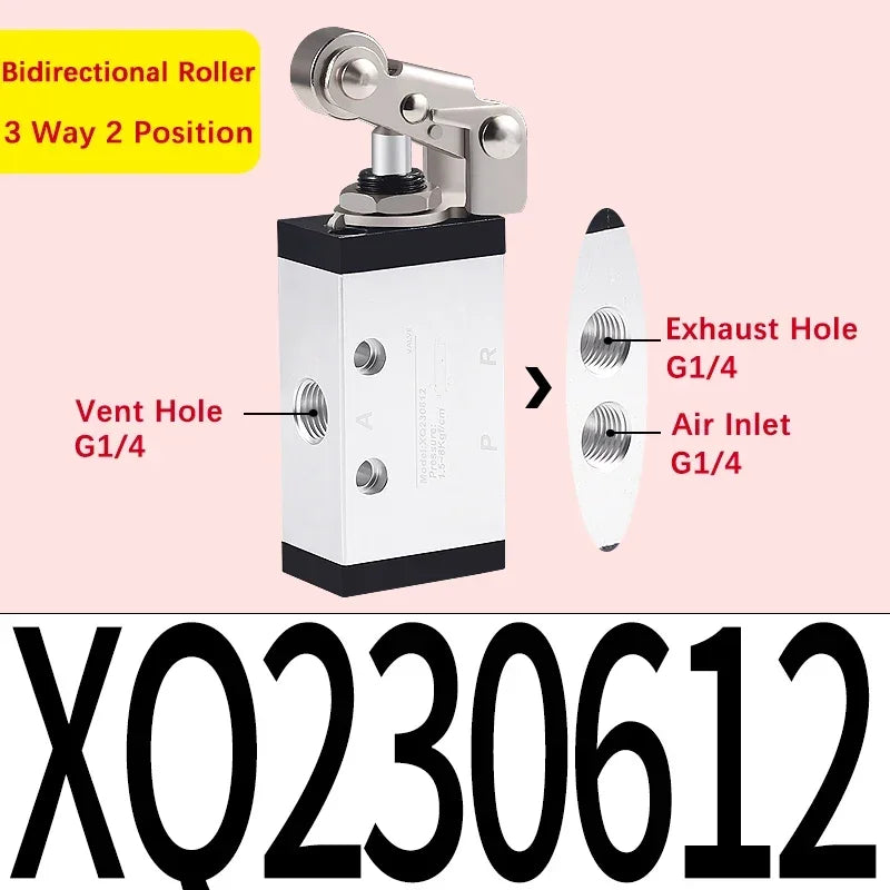 Xinyi type XQ230410 XQ25061 230610 250410 Two Position Three Way Top Stem Valve Pneumatic Mechanical Valve