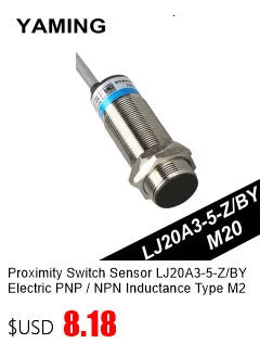 Inductive Metal Proximity Switch M30 Sensor DC Three Line PNP/NPN Normally Open LJ30A3-10-Z/BY Detecting Distance 10mm