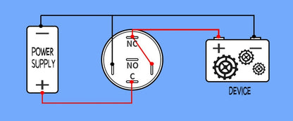 10 pcs  Latching Push Button Switch Metal Shell 16/19/22mmWaterproof Power Symbol Pattern Self-Locking Momentary Fixed 1NO 1NC