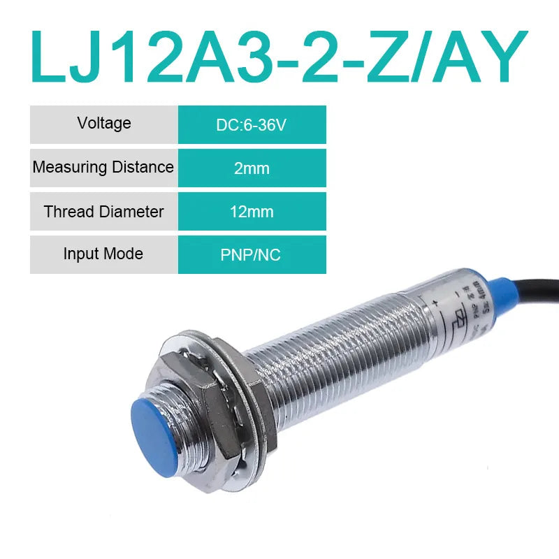 10PCS Inductive Proximity Switch LJ12A3-4 BX BY AX AY LJ12A3-4-J/EZ NPN Z/CY  PNP Sensor NO NC DC6~36V 4mm Detection Distance