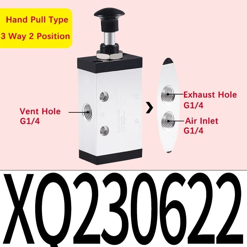 Xinyi type XQ230410 XQ25061 230610 250410 Two Position Three Way Top Stem Valve Pneumatic Mechanical Valve