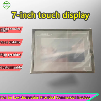 Touch Display Measuring System, 7 Inputs + 16 NPN Transistor Outputs, USB Data Export  PLC Touchscreen Measurement Controller