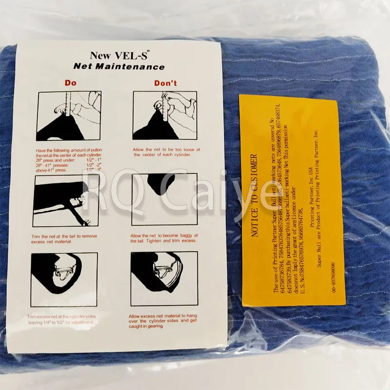 1 Bolsa (6pcs) Malla Super Azul 40'' 1250mm para Offset Heidelberg SM102 CD102 SM74 GTO46 GTO52 Repuestos