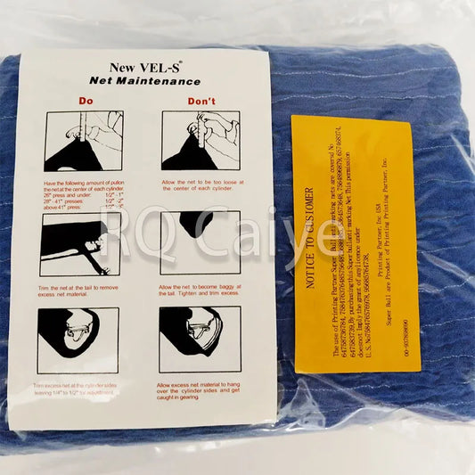 1 Bolsa (6pcs) Malla Super Azul 40'' 1250mm para Offset Heidelberg SM102 CD102 SM74 GTO46 GTO52 Repuestos