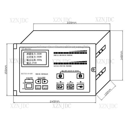 HAITAI-B-600 Controlador de Tensión Automático para Impresora Flexo Set Completo con 2 Sensores de Carga
