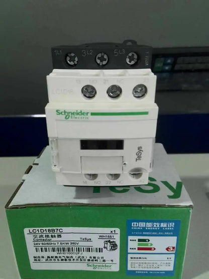 Schneider-Industrial Electrical Control Equipment, AC Contactors, LC1D Series, BC7, F7C, M7C, Q7C, 24V, 110V, 220V, 380V